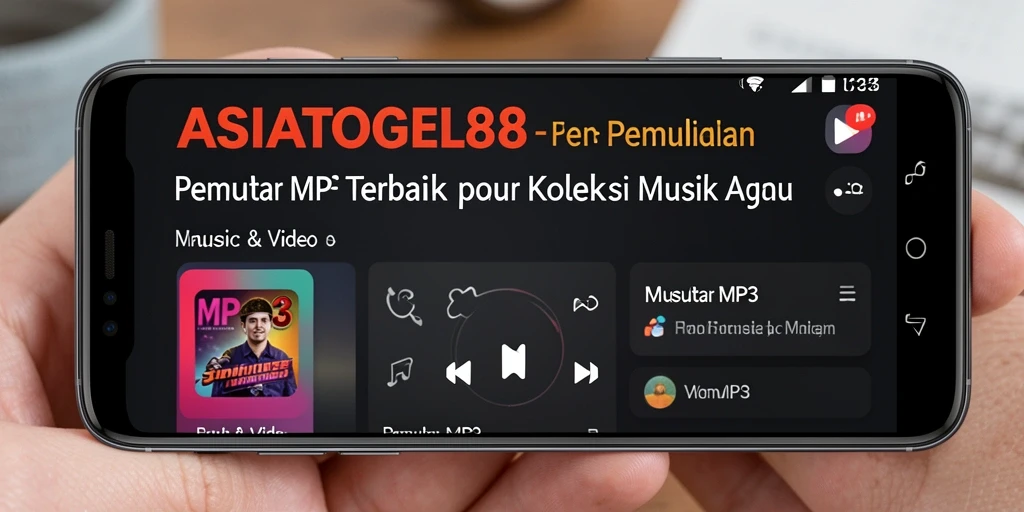 Antarmuka aplikasi ASIATOGEL88 yang menarik dan mudah digunakan untuk Pemutar MP3.