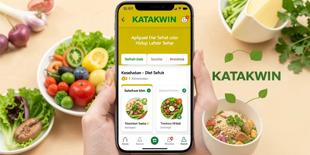 Antarmuka KATAKWIN yang intuitif untuk memudahkan pengguna.